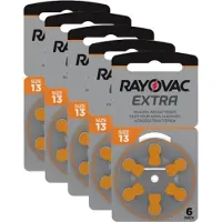 Rayovac Extra Advanced ACT 13 orange 5-pak 4562-1-5 Modsvarer: N/A
