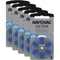Rayovac Extra Advanced ACT 675 blå 5-pak 4564-1-5 Modsvarer: N/A