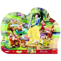 Dino Toys Snehvide puslespil med 25 rammer