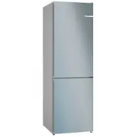 Bosch Serie | 4 KGN362LDF - Køleskab/fryser - bund-fryser - bredde: 60 cm - dybde: 66.5 cm - højde: 186 cm - 321 liter - Klasse D - rustfritstål look
