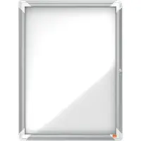 Nobo Premium Plus 4xa4 Ark Udendørs Display Magnetisk Hvid Baggrund