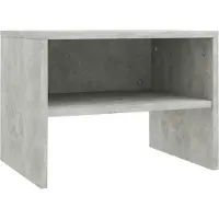 vidaXL sengeskab 40 x 30 x 30 cm spånplade betongrå
