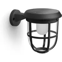 Philips Radii væglampe 1,3 W, Udendørs vægbelysning, Sort, Plast, IP44, Terrasse, Have, III