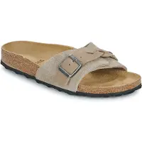 Birkenstock Birkenstocktil kvinder. 1026730 Sandaler Oita Braided (Smal pasform) beige (41), Fast, Ingen, Casual, Gråt