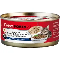 Porta 21 Feline - 6 x 156 g - Tun med brisling