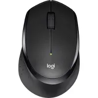 Logitech | M330 SILENT PLUS - Mus - 3 knapper - trådløs - 2.4 GHz - trådløs modtager (USB) - sort