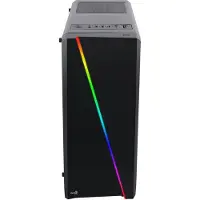Aerocool Cylon - Tower - ATX - sidepanel med vindue - ingen strømforsyning - sort - USB/Lyd