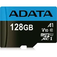 ADATA Cl10 Uhs-i 128gb Hukommelseskort Med Adapter