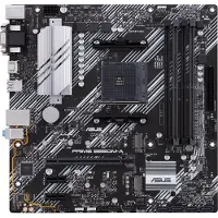 Asus PRIME B550M-A - Bundkort - micro ATX - Socket AM4 - AMD B550 Chipset - USB 3.2 Gen 1, USB 3.2 Gen 2 - Gigabit LAN - onboard grafik (CPU påkrævet) - HD Audio (8-kanaler)