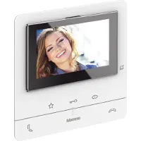 Legrand BTicino 344912 CLASSE100 V16B trådløs AP-videodørstation med 5-cifret farve-LCD-skærm