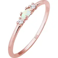 Elli Ring opal / rosa guld / transparent
