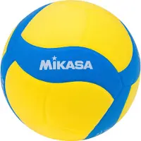 MIKASA VS170W-Y-BL, 180 g, Blå, Gul, Skum, 64.5 - 66.5, 18-panel ball, Indendørs