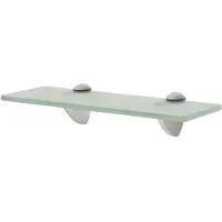 vidaXL svævehylde glas 30x20 cm 8 mm