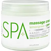BCL SPA massagecreme citrongr?s + gr?n te 16 oz