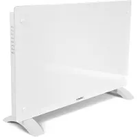 Vonroc Radiator - Elradiator | Glas | Luksus | 2000W | WIFI - Smartapp styring | Op til 24m² | Hvid