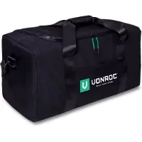 Vonroc Værktøjstaske - 60 x 30 x 26 cm - Max 25 kg | Med Skulderrem | 8 Indvendige Rum | Forstærket Bund | Sort