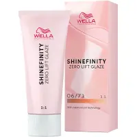 Wella Shinefinity Glaze Professionelle hårtoner 60 ml 06/73 Caramel Chocolate