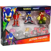 Sonic Articulated Action Figure 6 pack deluxe box 7,5 cm S1 Asst. assorteret