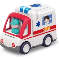 Kinder and Kids Ambulance - m. Lys, Musik Og Bevægelse - - OneSize - Bil