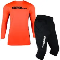 KEEPERsport Træningsdragt hummer / sort / hvid