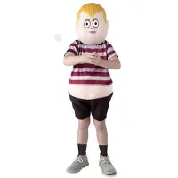 MOM Pugsley Addams-bukser. T-shirt Med Mave Og Maske Juniorkostume