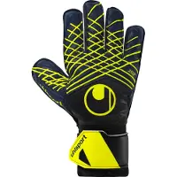 Uhlsport Målmandshandske Prediction Soft Pro - Navy/Hvid/Gul - Græs (FG), størrelse 8