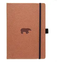 Dingbats* Notebooks, Dingbats* - dyreliv prikket ekstra stor A4 notebook - pu læder indbundet journal til arbejde skrivning - lomme elastisk lukning penn holder bogmæ
