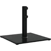 vidaXL Parasolfod Til Ø32/38/48 Mm Stænger 17 Kg Firkantet - Sort