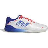Adidas Fevernova Court IN - Hvid/Blå/Rød - Indendørs (IC), størrelse 45⅓