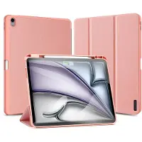 DUX iPad Air 13 2024/2025/2026 Domo Tri-Fold Smart Folio Cover - Pink