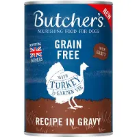 Butcher's Økonomipakke: 48 x 400 g Original kornfri til hunde - Kalkun i sauce