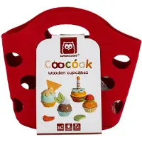 Eurekakids Træcupcakes Til Leg. Byg Og Skab