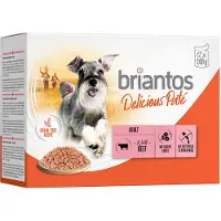 Briantos Økonomipakke: 48 x 100 g Delicious Paté - Okse