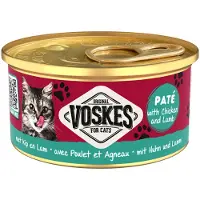 Voskes Paté med kylling og lam vådfoder kat