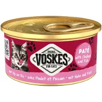 Voskes Paté med kylling og fisk vådfoder kat