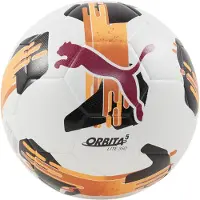 Puma Futbolo kamuolys Orbita 5 Fusion Lite 350g balta ir-oranžinė 84332 01 (4)