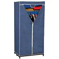 Songmics stofskab Armadio Jolly 75x50x160 cm blå 8004226340249