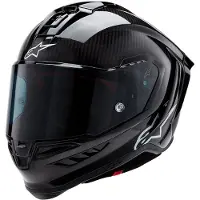 Alpinestars S-R10 Solid Integralhjelm Karbon/Sort M