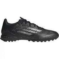 Adidas Herre F50 Liga Mørk Spark Pakke TF Kunstgræs Fodboldstøvler Core Black/Iron Metallic/Gold Metallic
