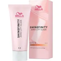 Wella Shinefinity Glaze Professionelle hårtoner 60 ml 07/3 Burnt Honey