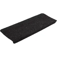 vidaXL selvklæbende trappemåtter 15 stk. 65x24,5x3,5 cm antracitgrå