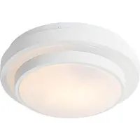 QAZQA Moderne loftslampe hvid 25 cm IP44 - Walden