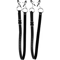 Ouch! Labia Spreader with Clamps Black