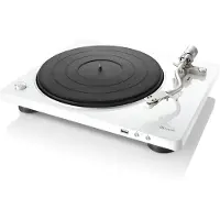 Denon Pladekspiller - - DP-450USB - Hvid - USB - Digital optager