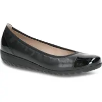 Caprice Ballerina, black, made of Leather, Size 42