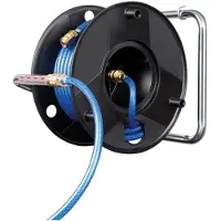 Brennenstuhl 1127030, Vægmonteret rulle, Vejledning, Funktionel, Sort, Plast, Stål, Vægmonteret