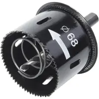 Wolfcraft Hulsav Med Udstøder Og Forsænker 68 Mm
