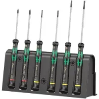 Wera Kraftform Micro 6-piece screwdriver set with holder, 5118150001