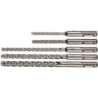 Makita Nemesis II - Borebitsæt - hammerbit - 5 stykker - 5 mm, 6 mm, 8 mm, 10 mm - SDS-plus - længde: 115 - 165 mm - for DHR171RAX3
