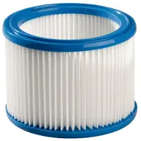 Metabo 630299000, Filter, Vakuum med kanal, Blå, Hvid, ASA 25 L PC / ASA 30 L PC Inox, 1 stk